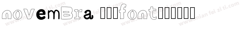 novembra 色日服font字体转换